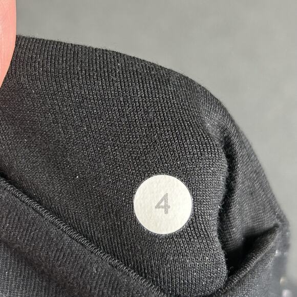 Lululemon Pants Womens 4 Black Flare Ankle Yoga Leggings Stretch Pull On - Picture 8 of 14